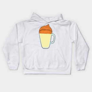 Dalgona Coffee Kids Hoodie